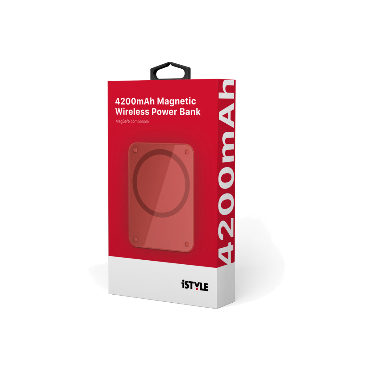 iSTYLE 4200mAh Magsafe compatiable Powerbank - red - iSTYLE HU