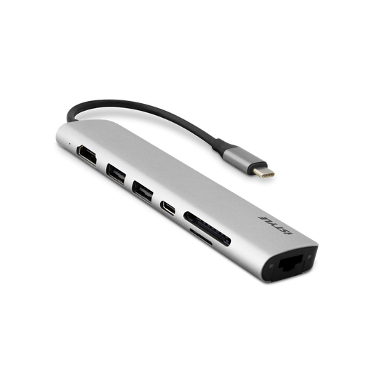 iSTYLE - USB-C MULTIMEDIA HUB (2020) - ezüst - iSTYLE HU