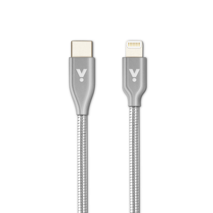 iSTYLE - USB-C to Lightning Metal kábel 1,2m - ezüst - iSTYLE HU