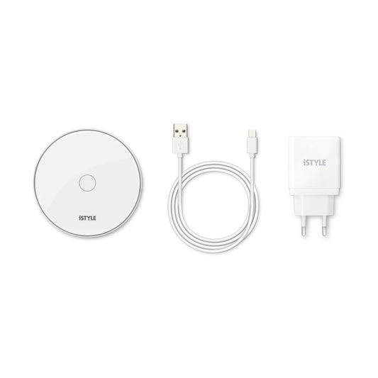 iSTYLE - Vezeték nélküli gyorstöltő szett (15W) - Fehér - iSTYLE HU