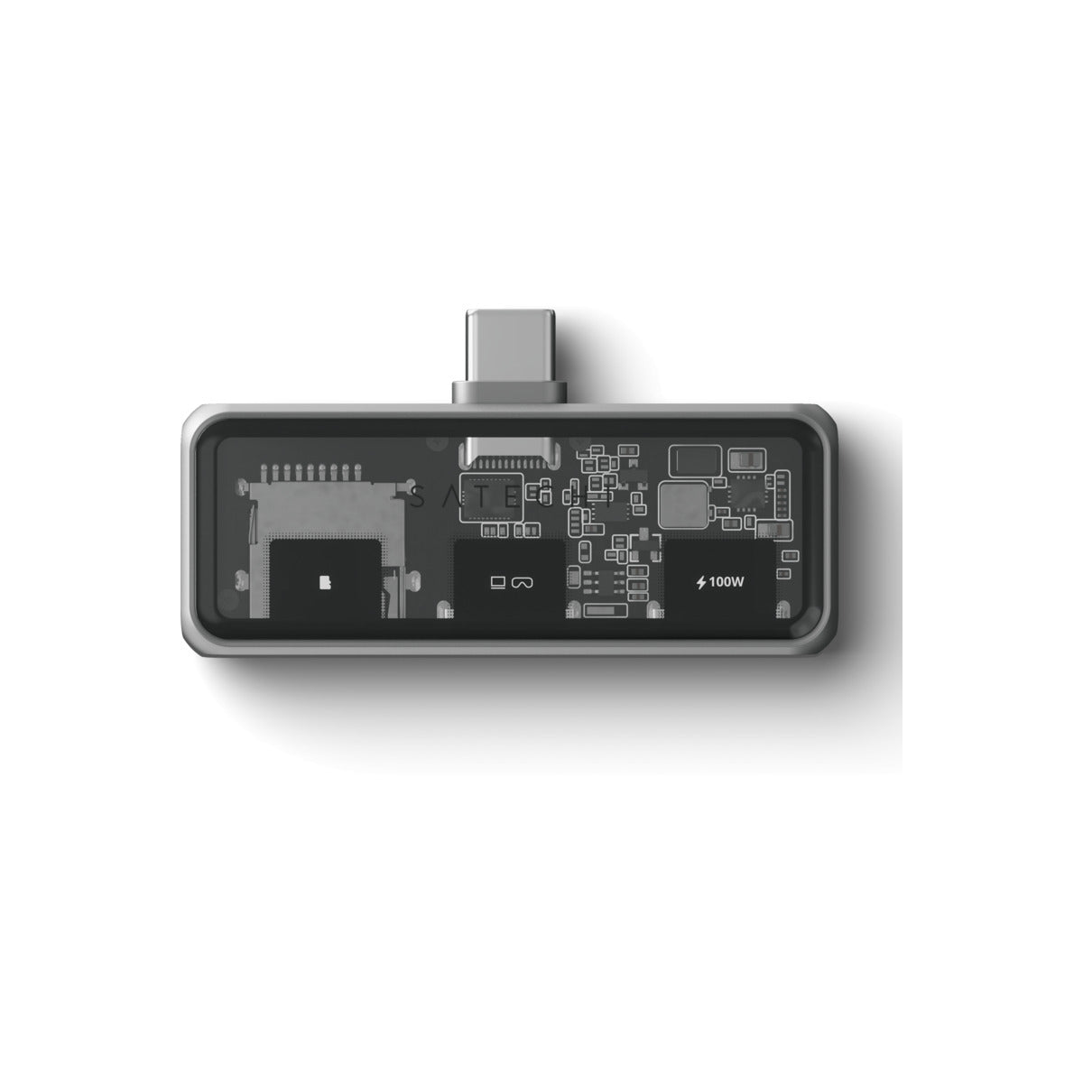 Satechi – hordozható XR Hub, kettő USB-C és microSD bemenet - asztroszürke - iSTYLE HU