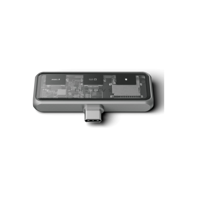 Satechi – hordozható XR Hub, kettő USB-C és microSD bemenet - asztroszürke - iSTYLE HU