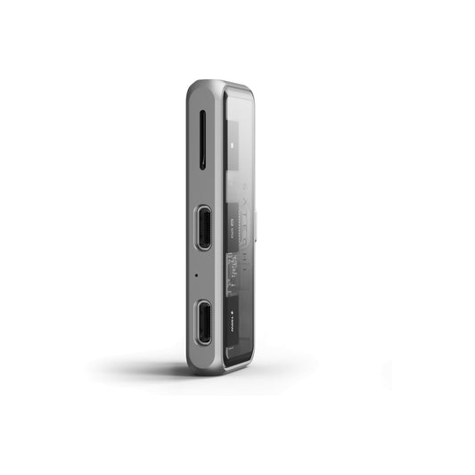 Satechi – hordozható XR Hub, kettő USB-C és microSD bemenet - asztroszürke - iSTYLE HU
