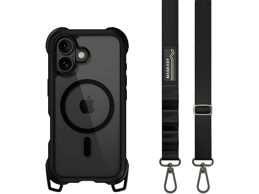 MagEasy — Odyssey M+Strap Rugged Utillity iPhone 16 Plus Tok - Fekete - iSTYLE HU