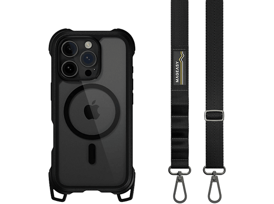 MagEasy — Odyssey M+Strap Rugged Utillity iPhone 16 Pro Tok - Fekete - iSTYLE HU