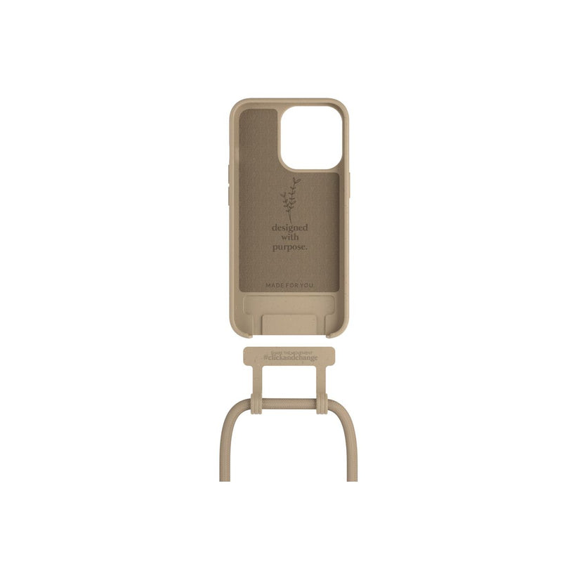 Woodcessories Change Case for IPhone 14 Pro - Taupe / Biomaterial - iSTYLE HU