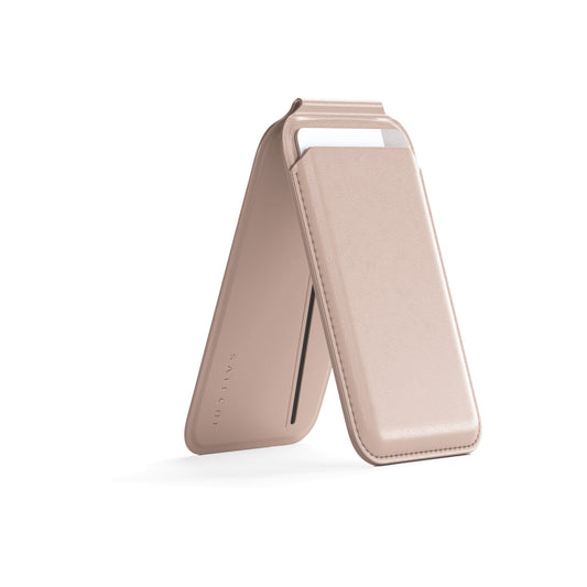 Satechi – vegán bőr MagSafe pénztárcaállvány - sivatagi rózsa - iSTYLE HU