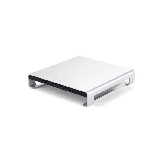 Satechi – Aluminium monitor állvány és HUB - ezüst - iSTYLE HU