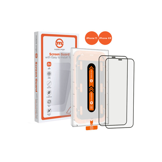 Mobile Origin – Kijelzővédő üveg (2 darab) - applikátorral - iPhone 11 / XR - iSTYLE HU