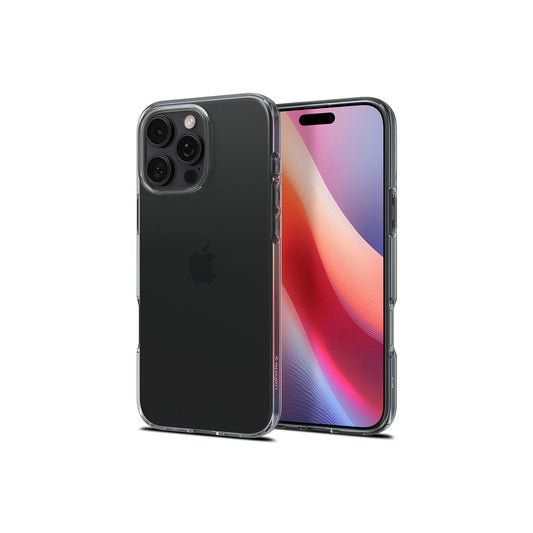 Spigen – Crystal Flex, space crystal iPhone 16 Pro tok - átlátszó szürke - iSTYLE HU
