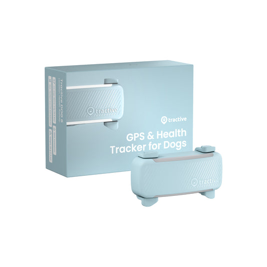 Tractive – DOG 6 GPS Követő & Egészségfigyelő eszköz - mentakék - iSTYLE HU