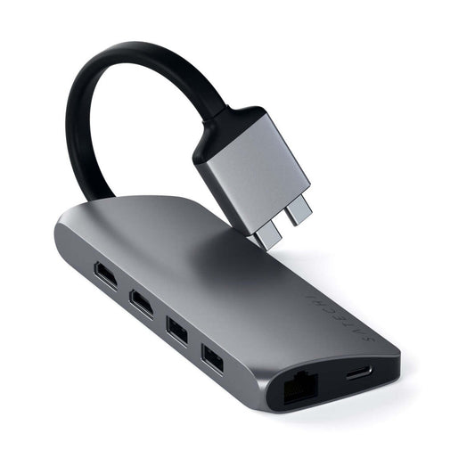 Satechi – TYPE-C Dual Multimedia Adapter - asztroszürke - iSTYLE HU