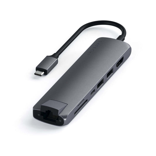 Satechi – Alumínium Slim USB-C Multiport adapter - Asztroszürke - iSTYLE HU