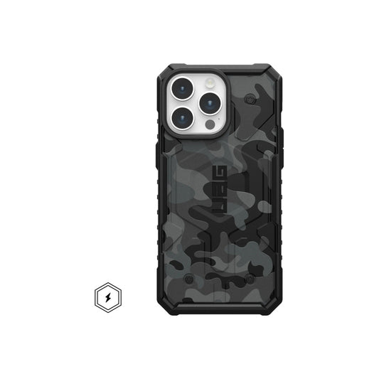 UAG – Pathfinder SE iPhone 15 Pro Max MagSafe tok - fekete terepmintás - iSTYLE HU