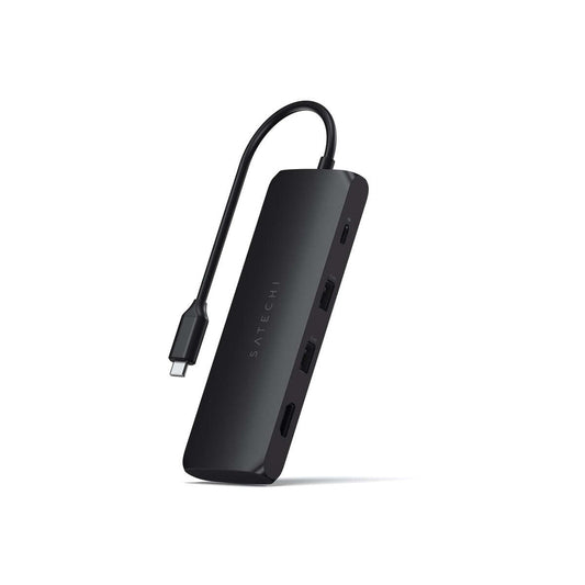 Satechi – Aluminium USB-C Hybrid Multiport adapter - fekete - iSTYLE HU