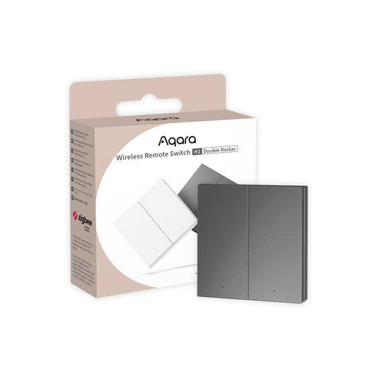 AQARA H1, 2 gombos vezetéknélküli Zigbee kapcsoló, szürke - iSTYLE HU
